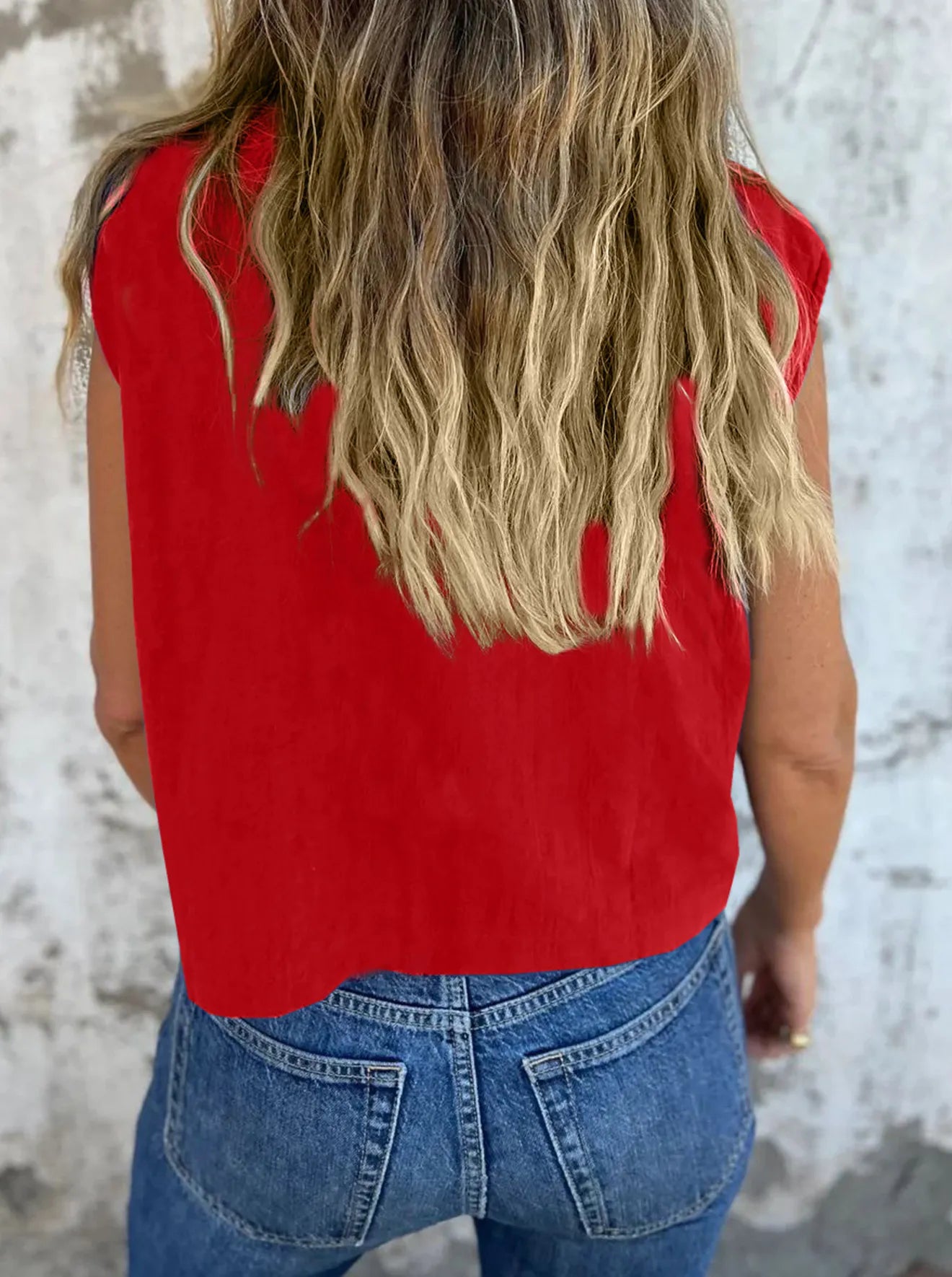 Full Size Button Down Cap Sleeve Linen Shirt Plus Size OutfitFlow