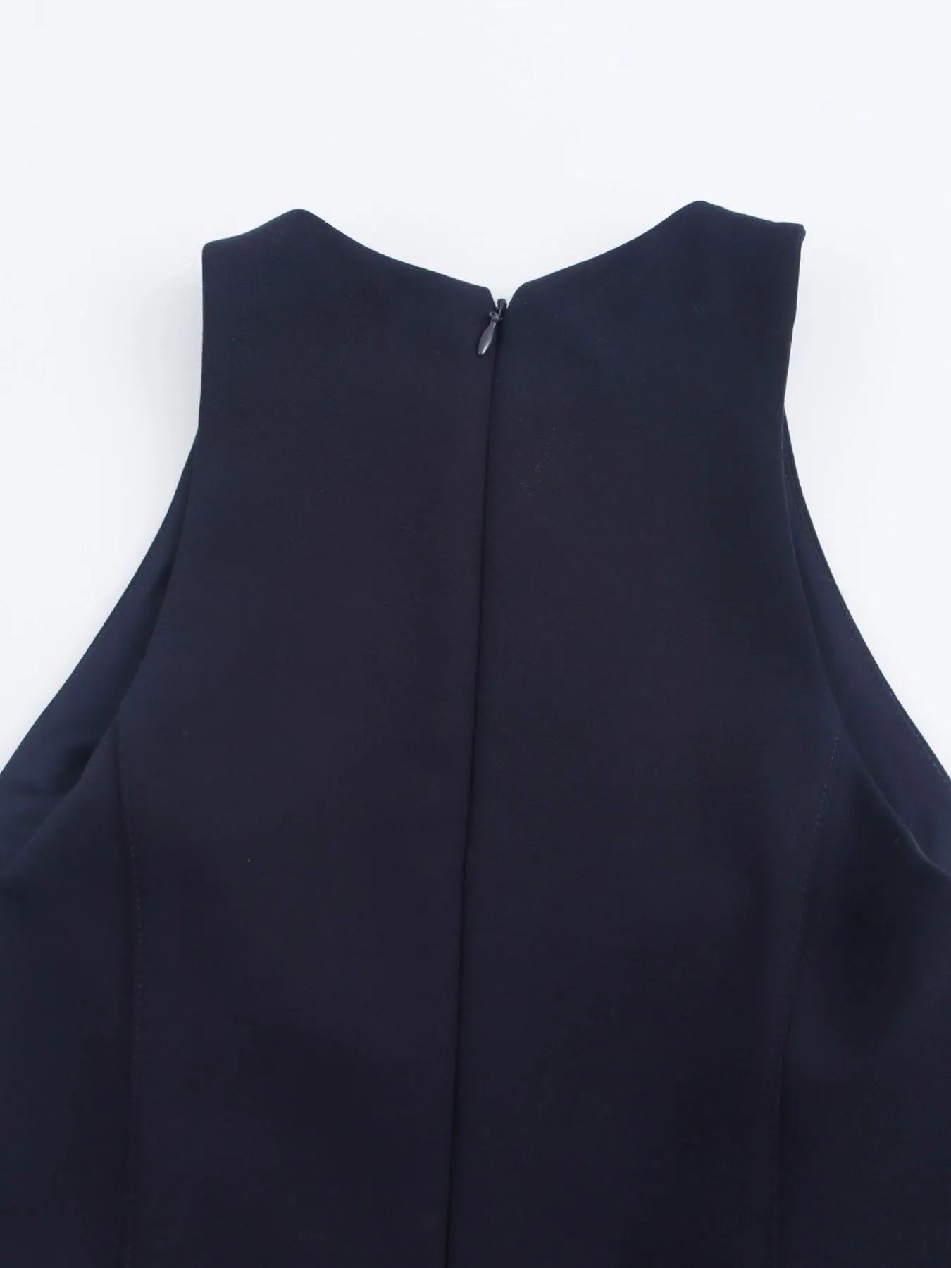 Sleeveless Halter Neck Mini Dress OutfitFlow