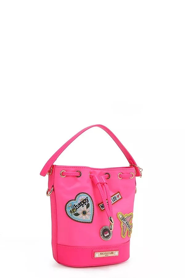 Nicole Lee USA Color Patch Bucket Bag Trendsi
