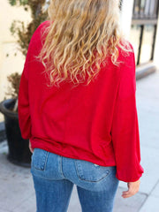Christmas Tree Sequin Long Sleeve Sweatshirt OutfitFlow
