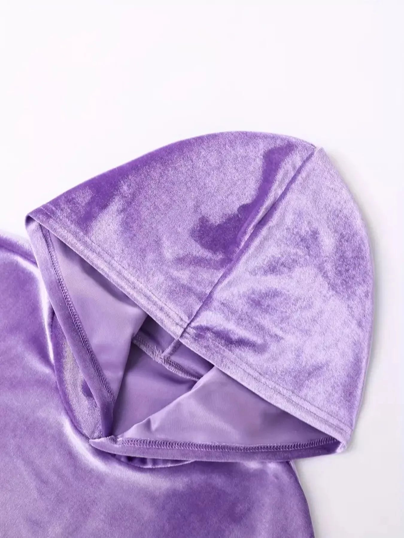 Full Size Velvet Hoodie and Pants Set Plus Size Trendsi