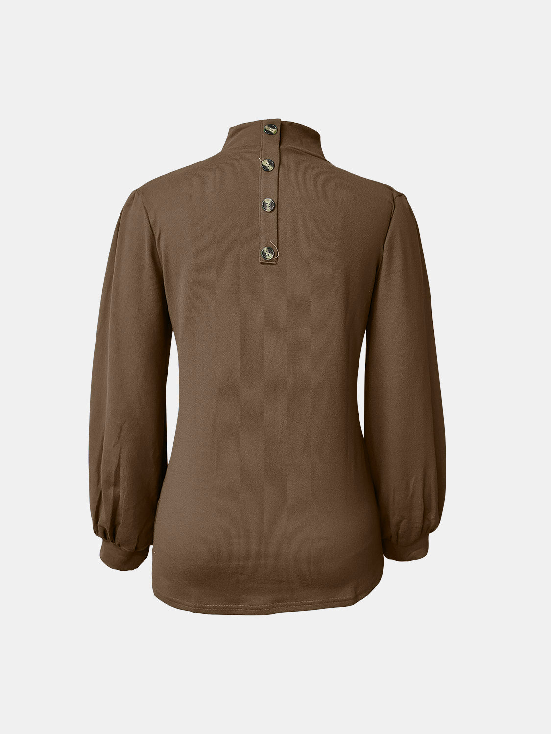 Outfit Flow - Full Size Mock Neck Long Sleeve T-Shirt