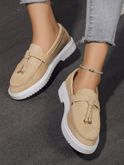 Outfit Flow - Round Toe Flat Slip-Ons