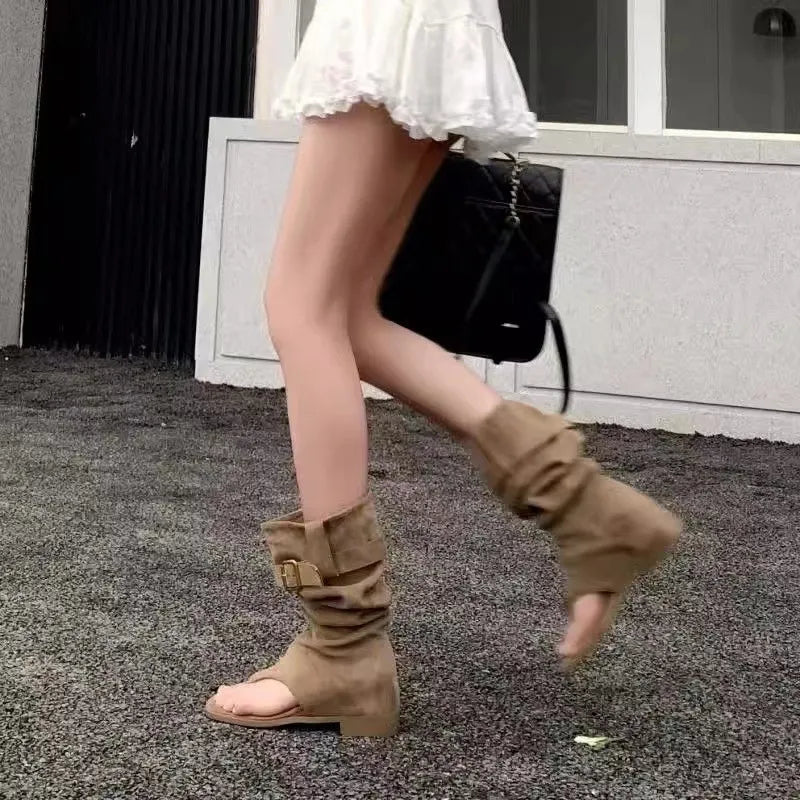 Toe Post Block Heels Sandals OutfitFlow