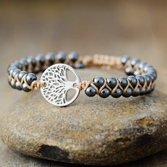 Outfit Flow - Alloy Natural Stone Braided Bracelet