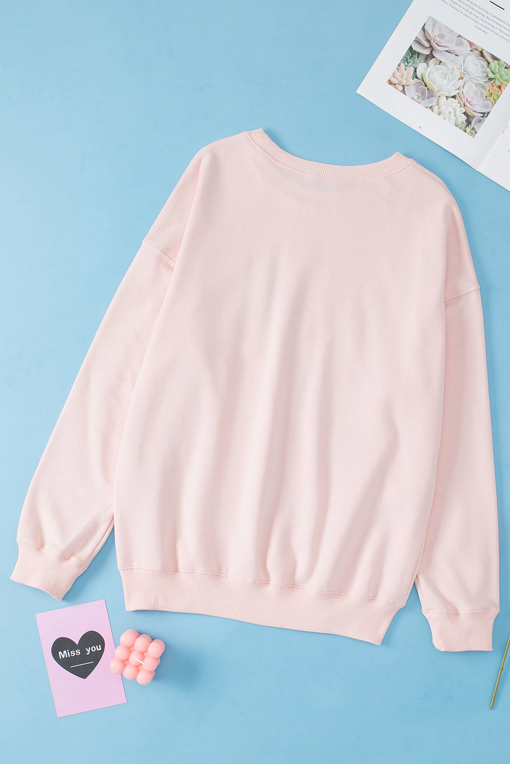 Outfit Flow -  PARIS Round Neck Long Sleeve Sweatshirt