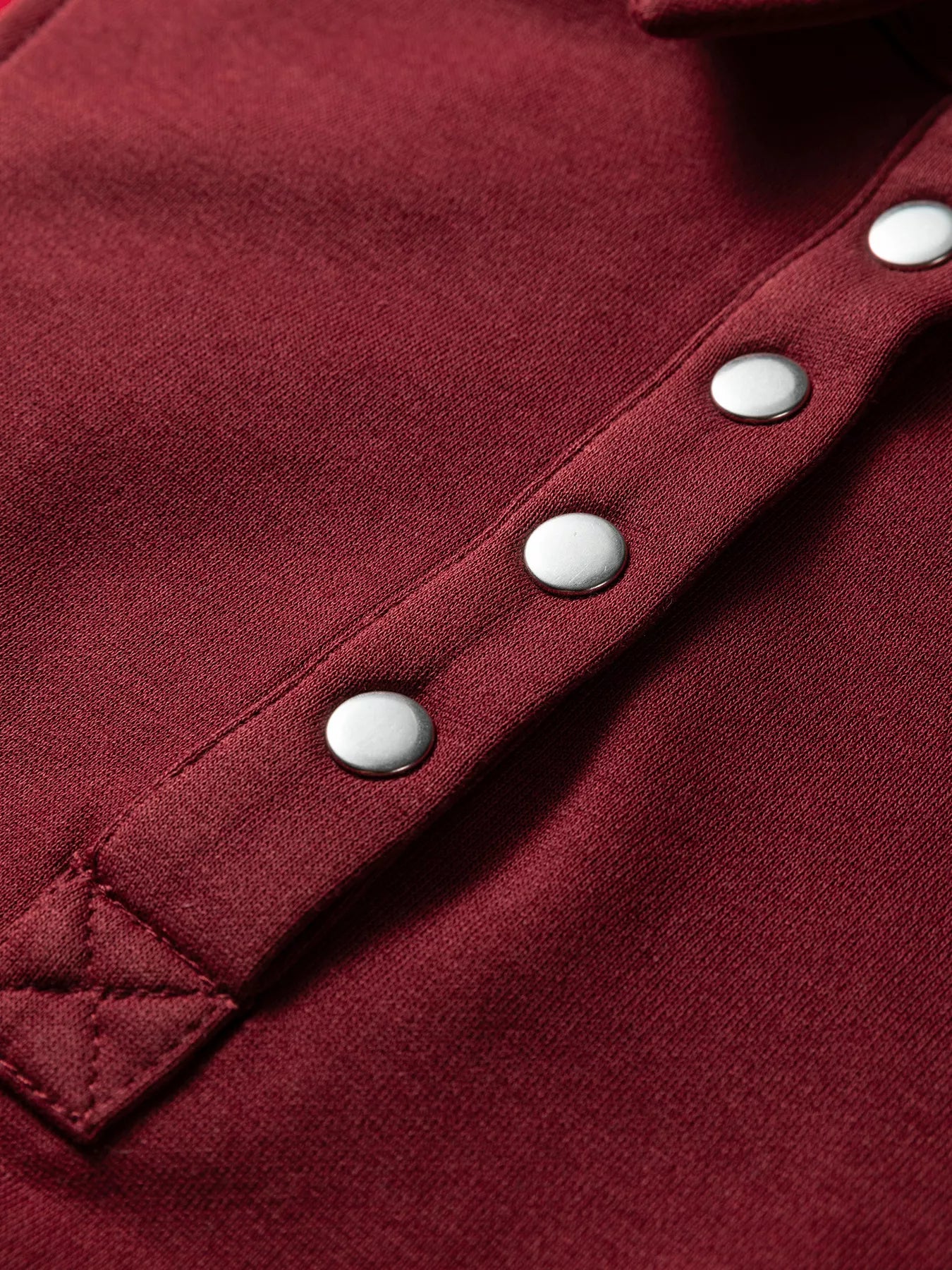 Color Block Patchwork Snap Button Oversize Hoodie OutfitFlow