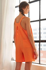ADORA Wide Leg Overall Romper OutfitFlow