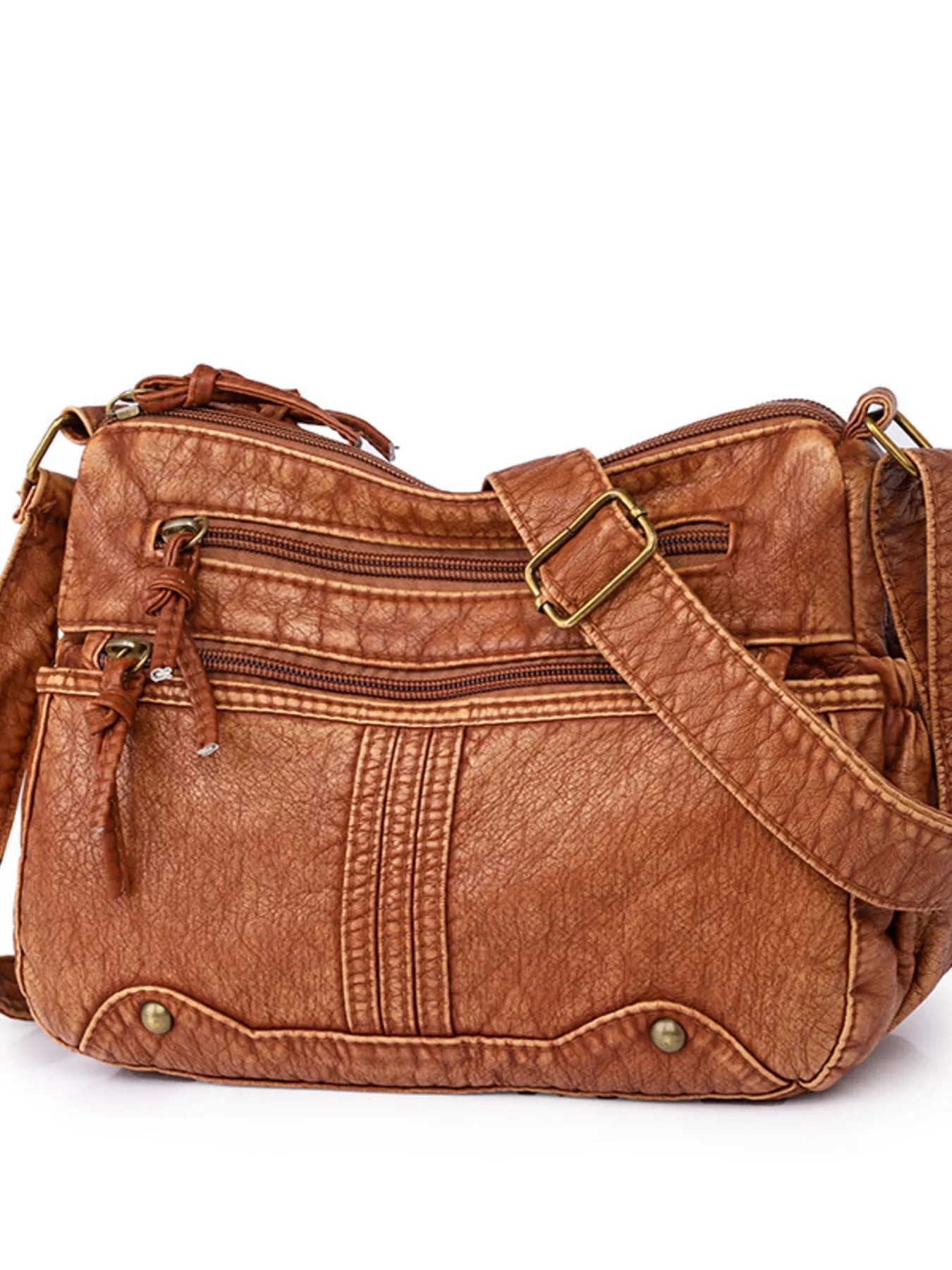 Multi-Pocket Crossbody Bag OutfitFlow