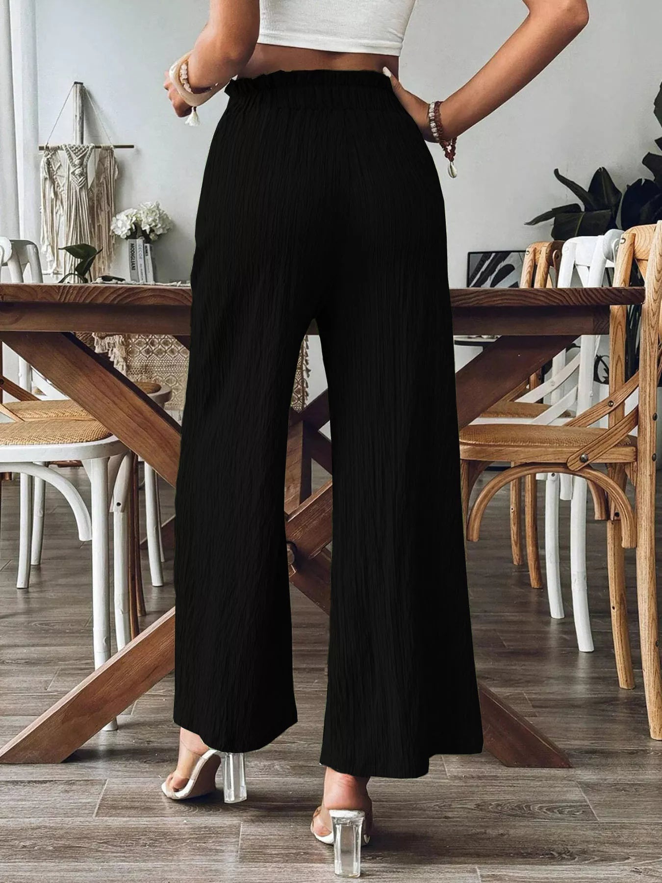 High-Waisted Wide Leg Pants OutfitFlow