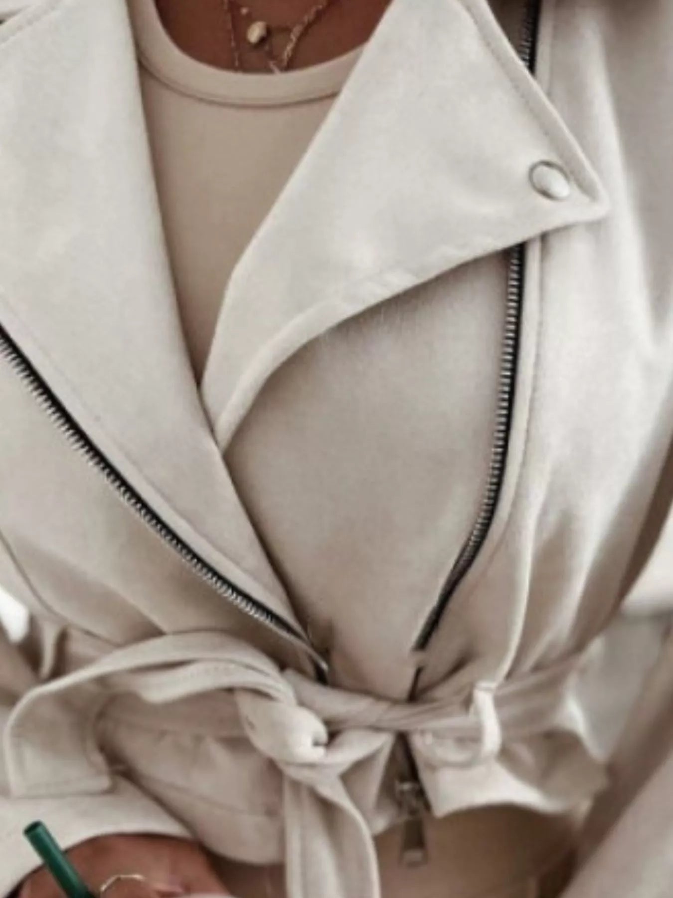 Zip Up Cropped Jacket OutfitFlow