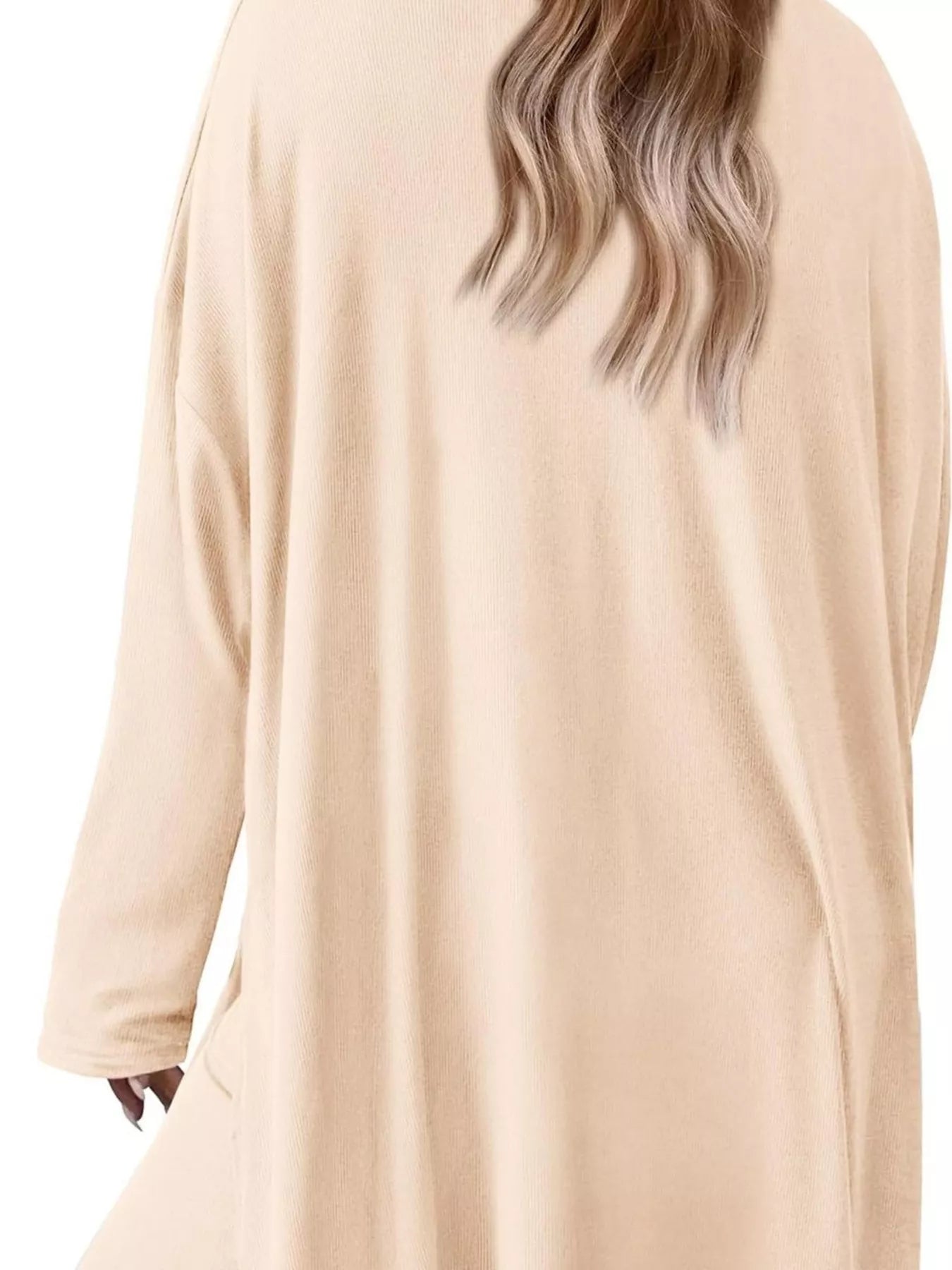 Casual Loose Long Sleeve Top and Wide Leg Pants Set Trendsi