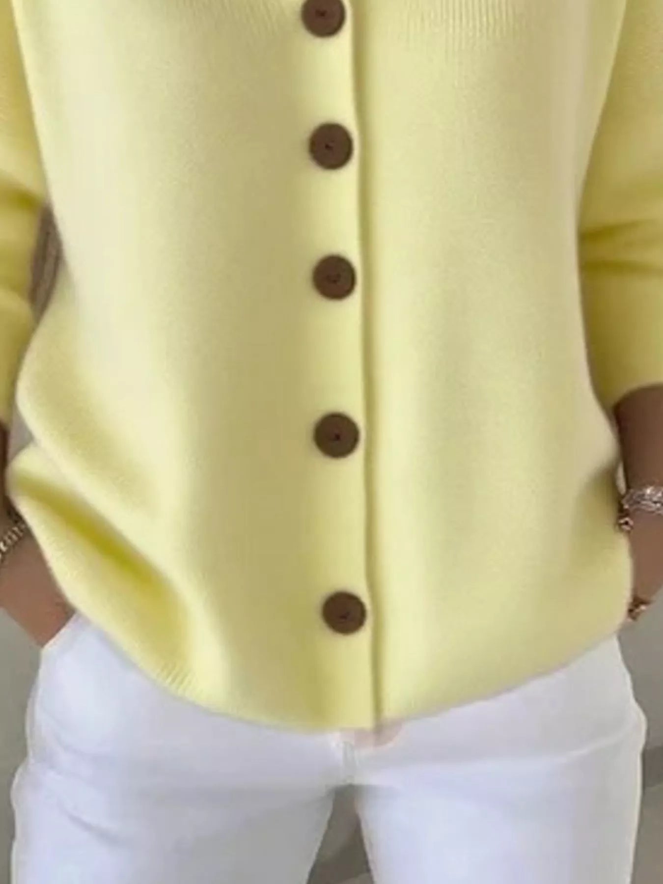 Full Size Hooded Button-Front Soft Knit Cardigan Plus Size OutfitFlow