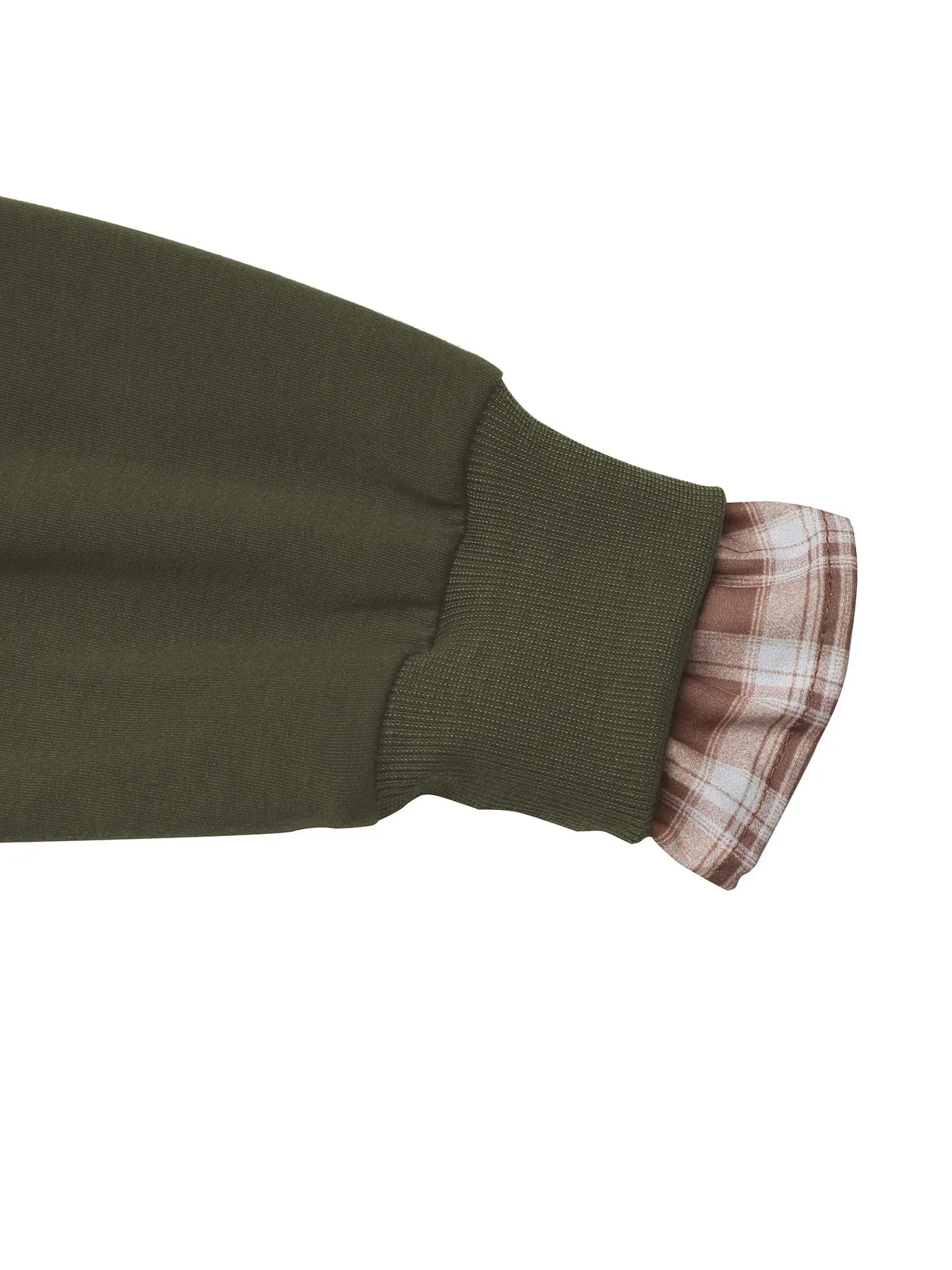 Plaid Long Sleeve Sweatshirt OutfitFlow