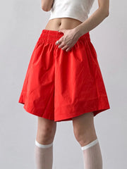 Smocked Wide-Leg Shorts OutfitFlow