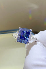 5 Carat Moissanite 925 Sterling Silver Ring OutfitFlow