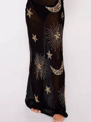 Cowl Neck Maxi Cami Dress OutfitFlow