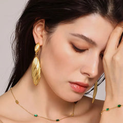 Stainless Steel Dangle Earrings OutfitFlow