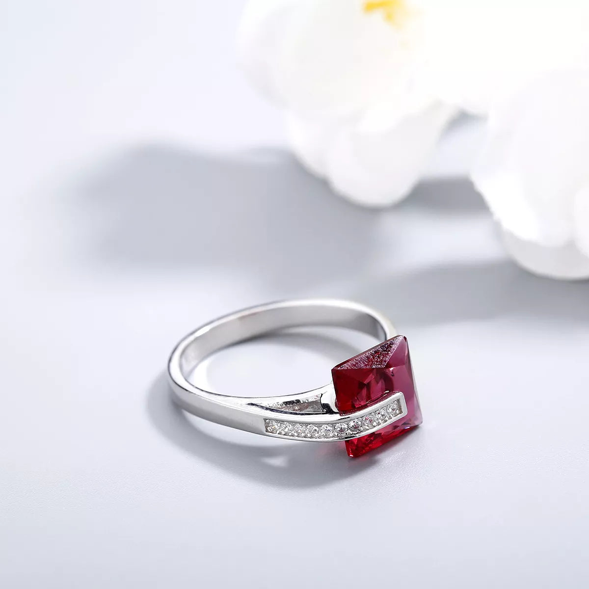 925 Sterling Silver Square Ring OutfitFlow