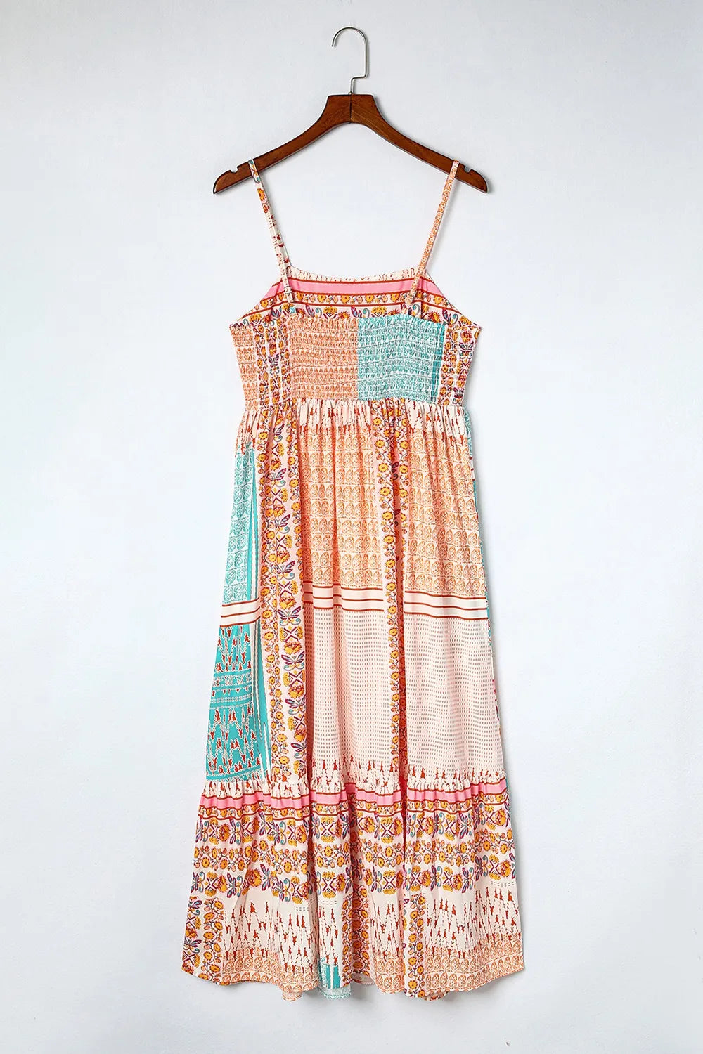 Printed Square Neck Cami Dress OutfitFlow