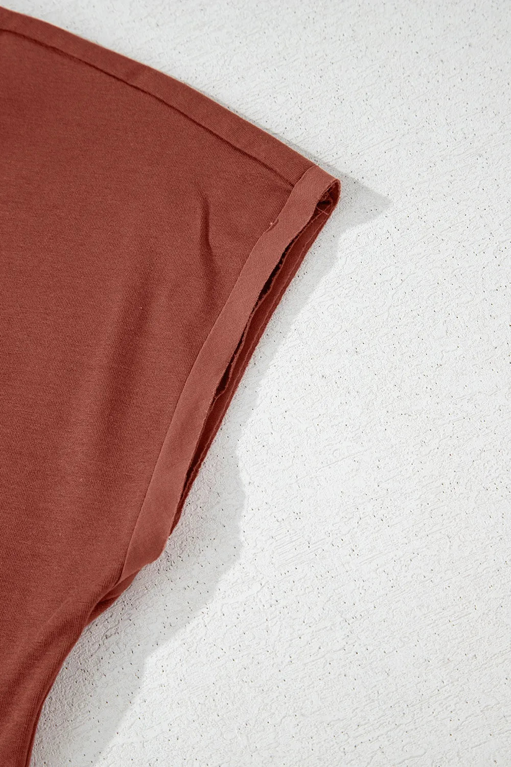 Short Sleeve U Neck Buttons Splicing Ruffle Blouse OutfitFlow