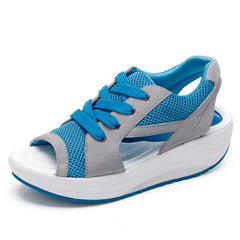 Mesh Breathable Platform Sandals OutfitFlow