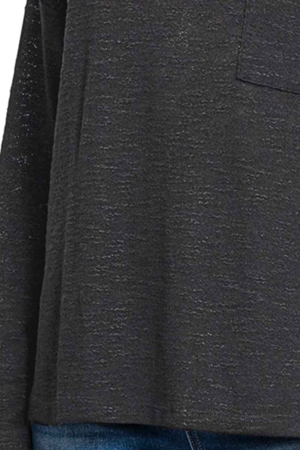 Zenana Slub Hacci Long Sleeve T-Shirt OutfitFlow