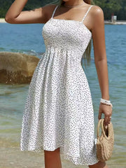 Full Size Smocked Square Neck Cami Dress Plus Size OutfitFlow