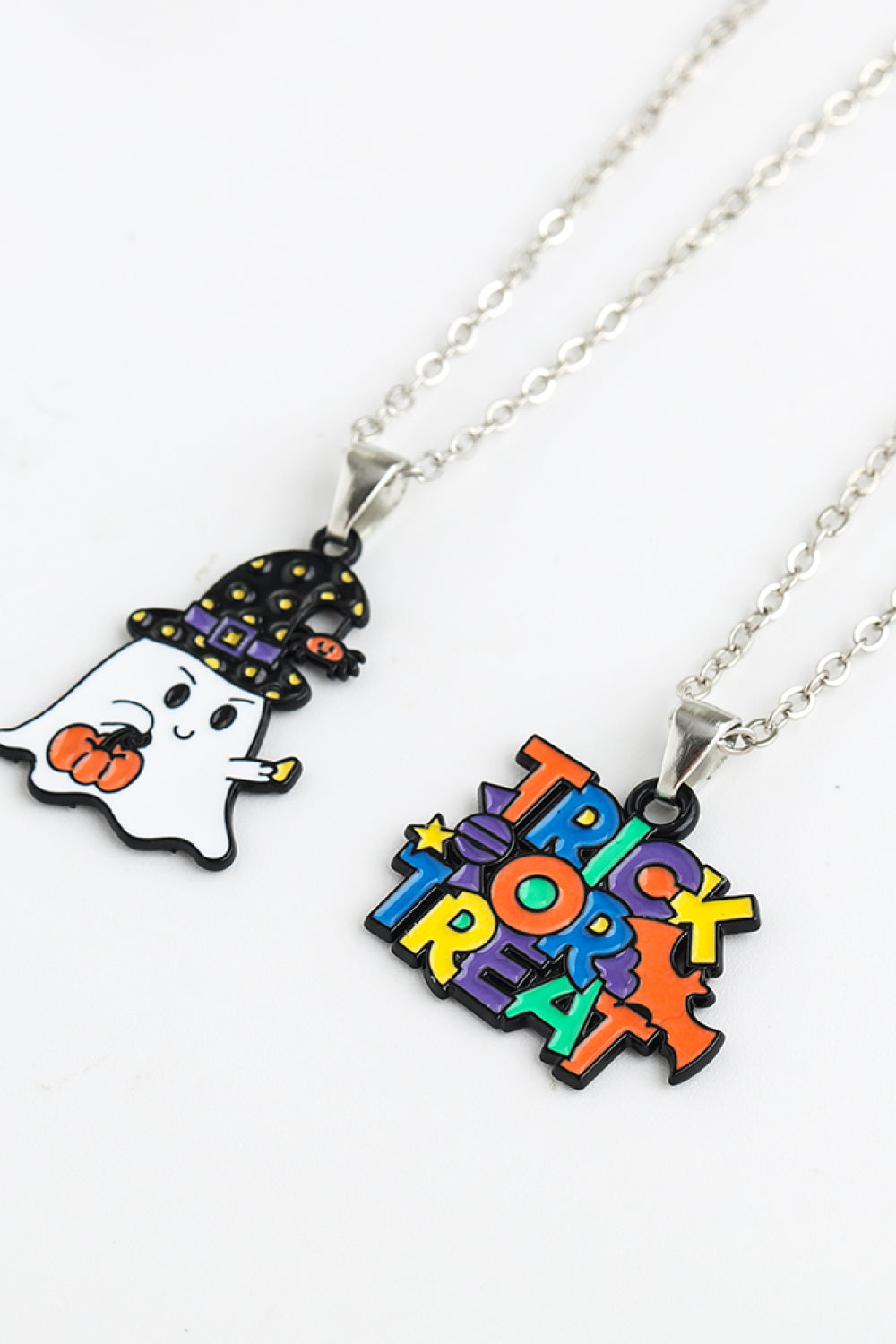 Two-Piece Halloween Theme Necklace Set OutfitFlow