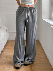 Drawstring Wide Leg Pants OutfitFlow