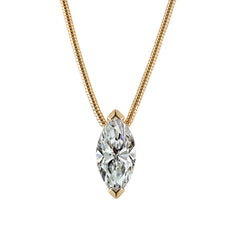 1 Carat Moissanite 925 Sterling Silver Necklace OutfitFlow