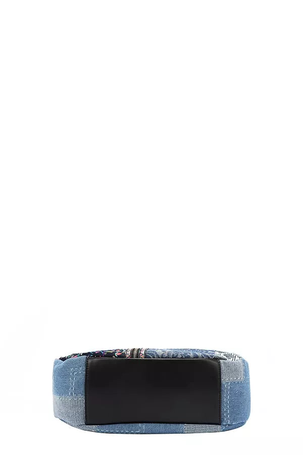 Nicole Lee USA Bosque De Amor Denim Hobo Bag OutfitFlow
