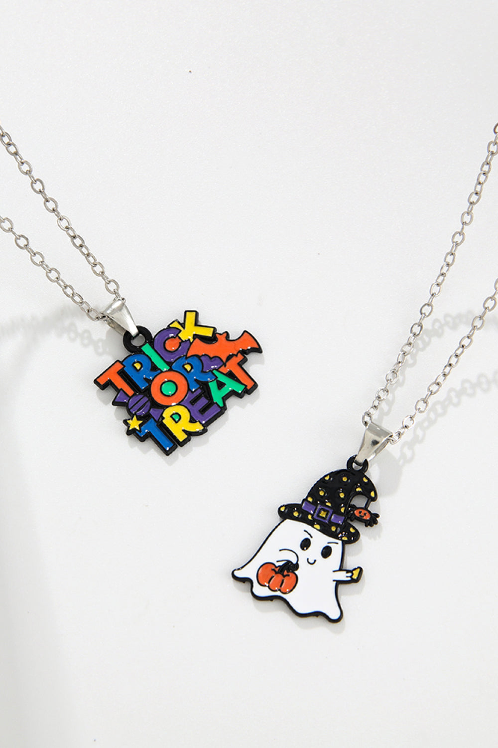 Two-Piece Halloween Theme Necklace Set OutfitFlow