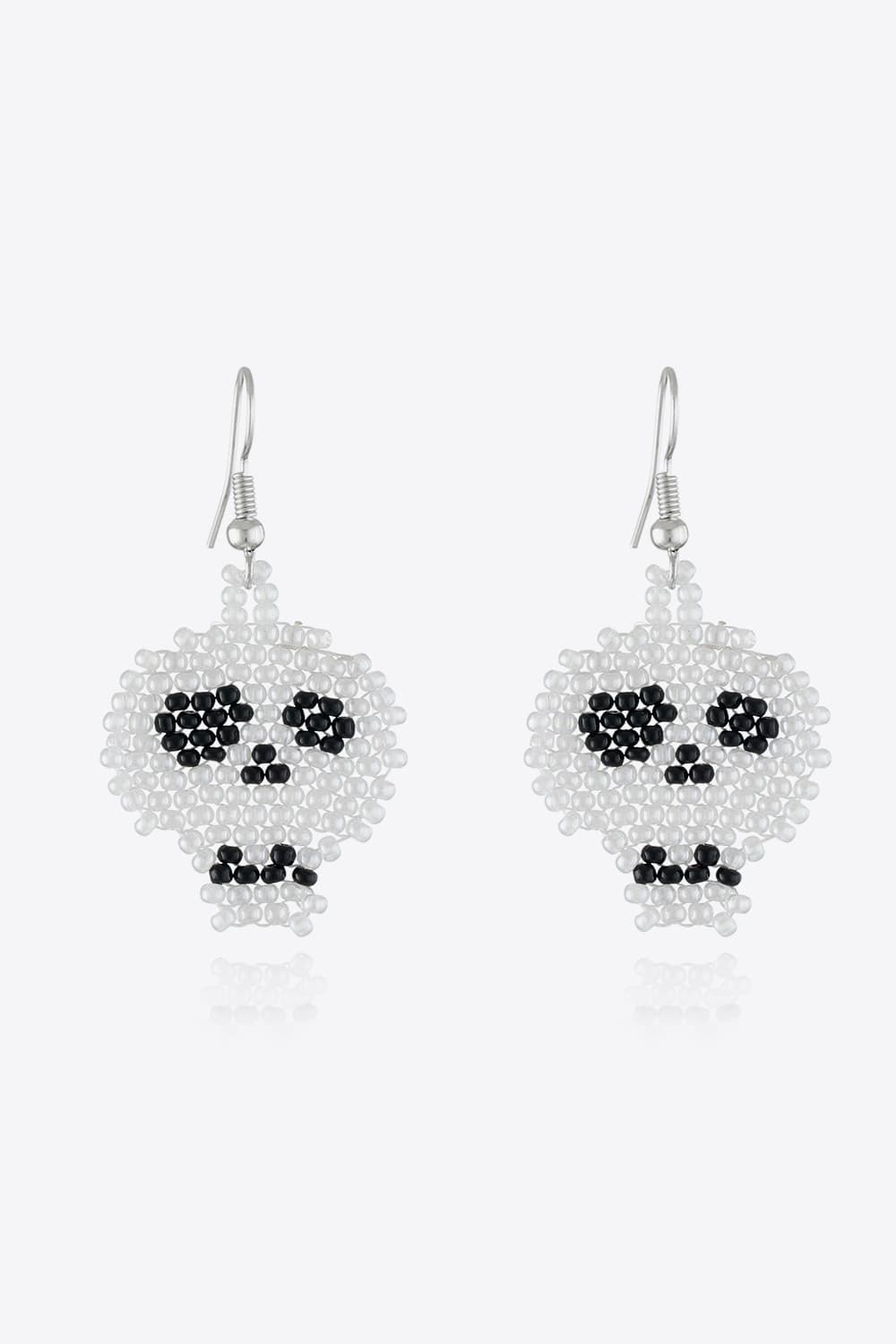 Halloween Theme Earrings Skull One Size OutfitFlow