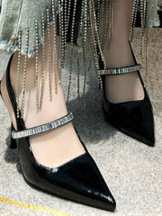 Point Toe Stiletto Slingback Pumps OutfitFlow