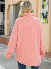 Button Down Collared Coat Trendsi