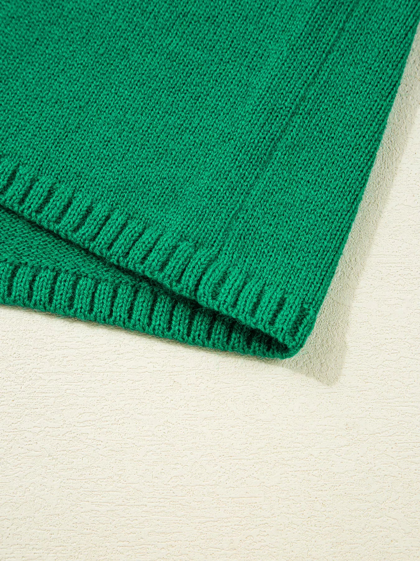 Solid Color Knit Button Drop Shoulder Sweater Cardigan OutfitFlow