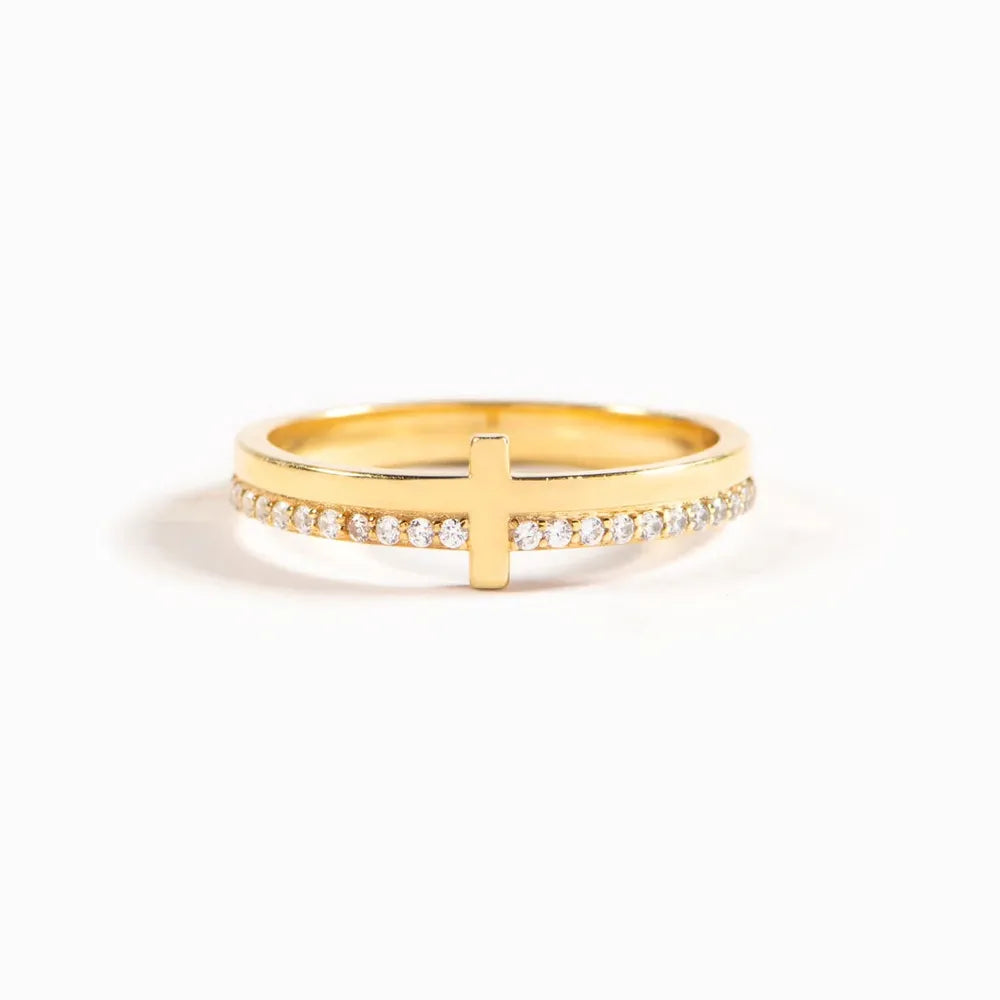 925 Sterling Silver Cross Ring OutfitFlow