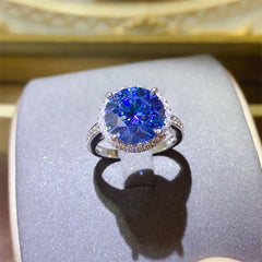 5 Carat Moissanite 925 Sterling Silver Ring OutfitFlow