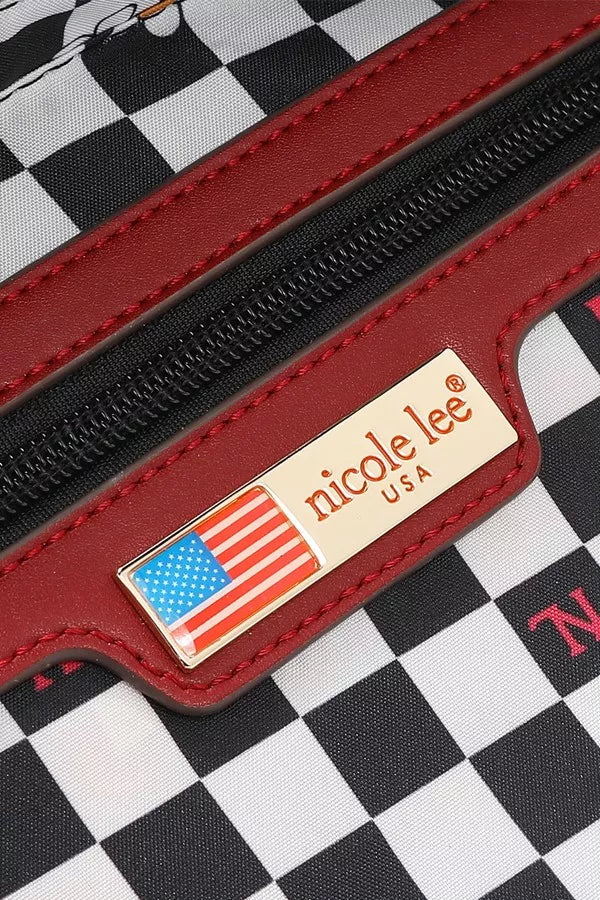 Nicole Lee USA Multi-Compartment Convertible Tote Bag Trendsi