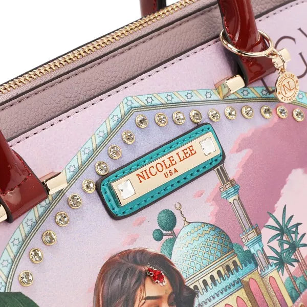 Nicole Lee USA Queen Cleopatra Dome Handbag Trendsi