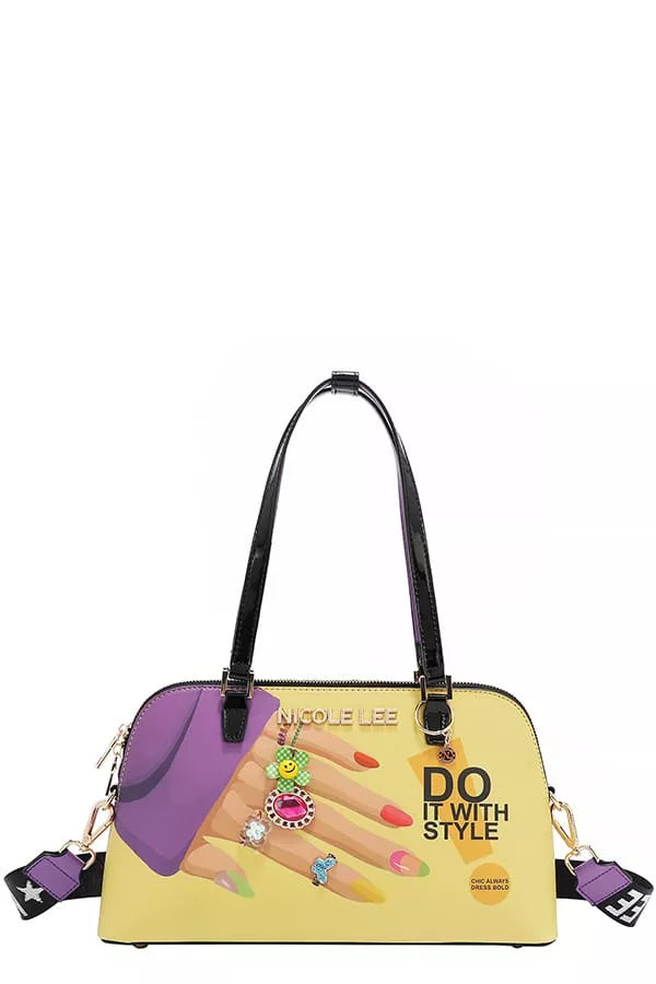 Nicole Lee USA Nail Polish Dome Shoulder Bag Trendsi