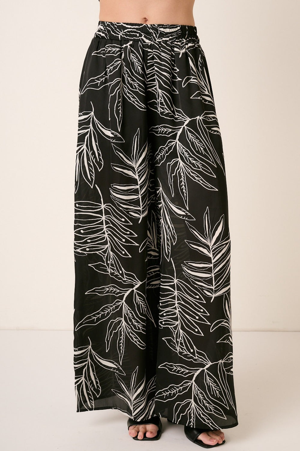 Outfit Flow - Mittoshop Printed Wide Leg Pants