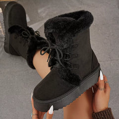 Round Toe Platform Boots OutfitFlow