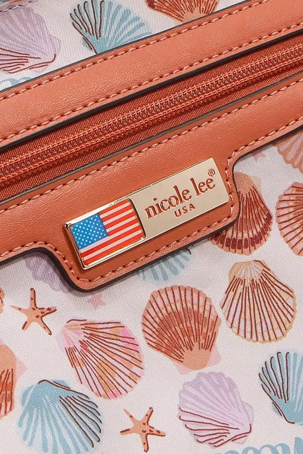 Nicole Lee USA Tropical Beach House Print Shopper Bag OutfitFlow