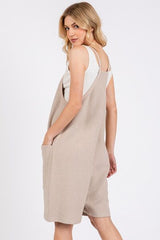 Mittoshop Scoop Neck Spaghetti Strap Overalls with Pockets OutfitFlow