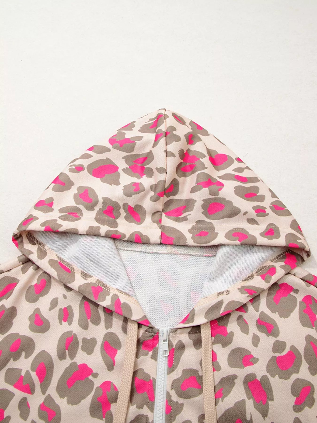 Leopard Print Zip-Up Hoodie OutfitFlow