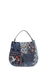 Nicole Lee USA Bosque De Amor Denim Hobo Bag OutfitFlow