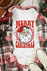 Outfit Flow - Santa Graphic Round Neck Long Sleeve Sweatshirt