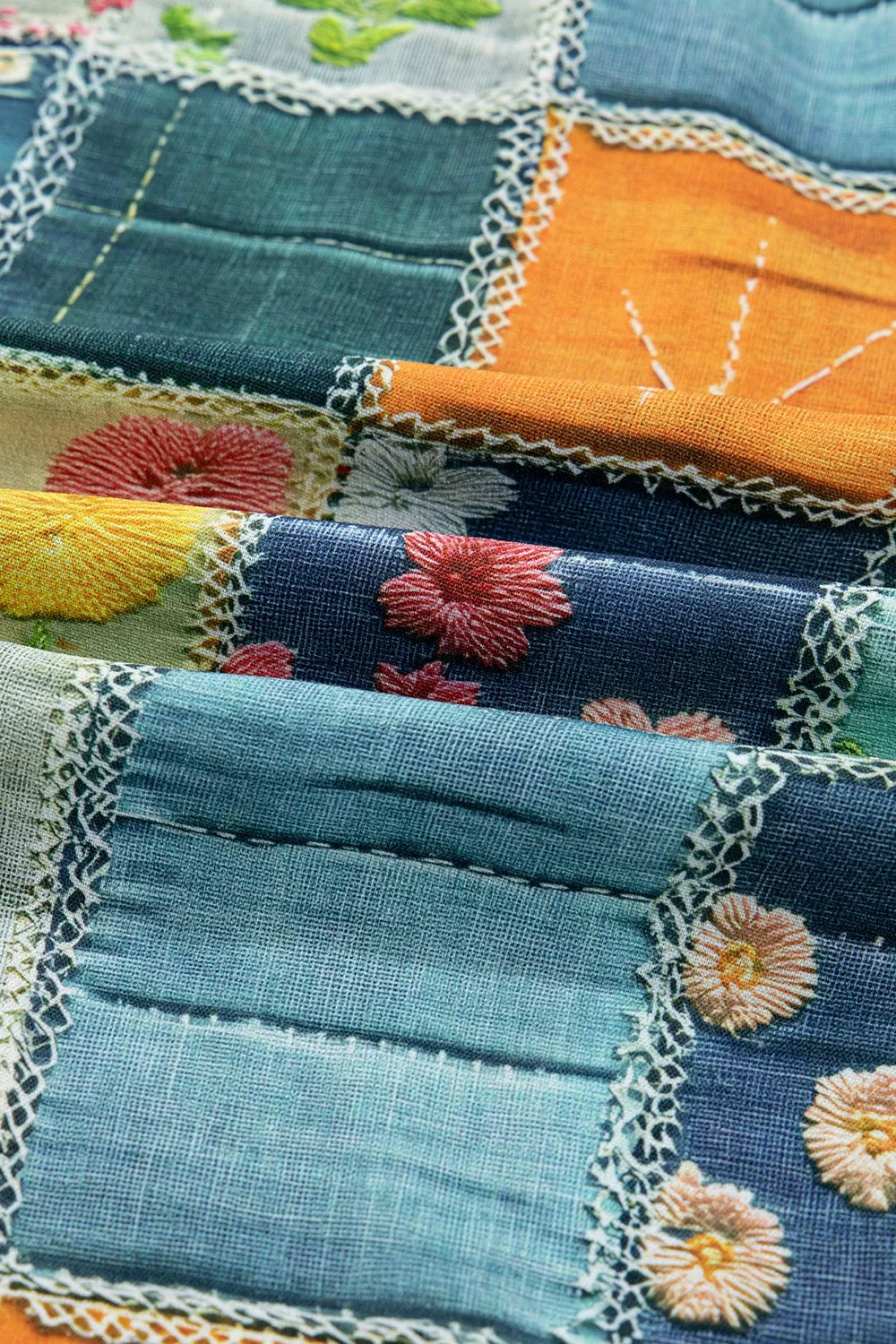 Floral Checkered V-Neck Dress OutfitFlow